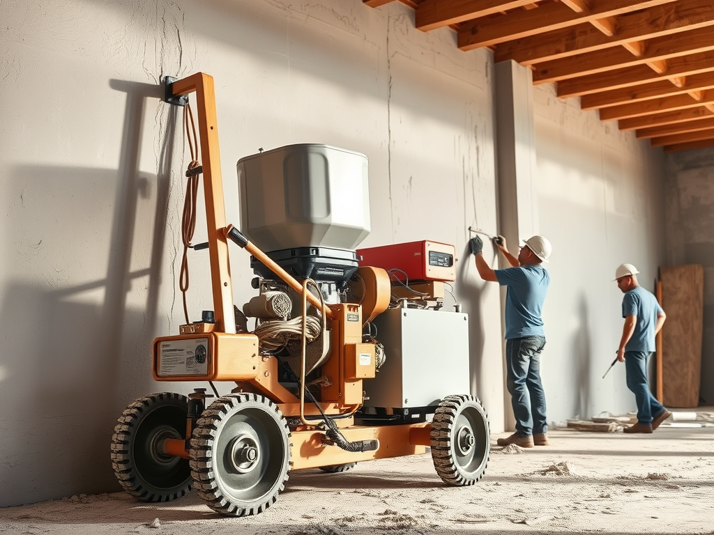 Start a Wall Plastering Machine Business